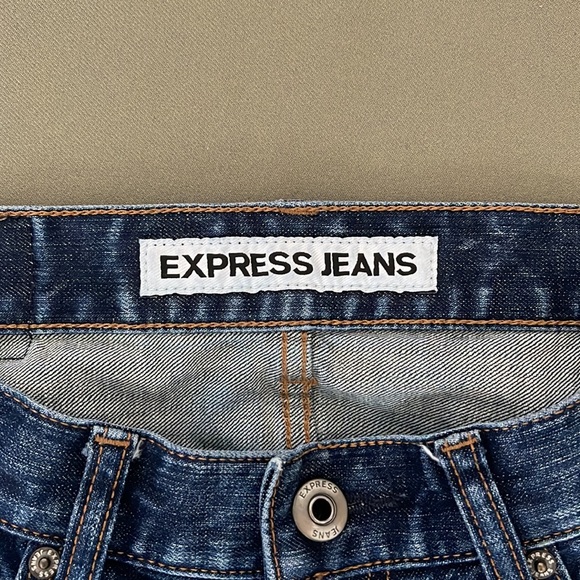 EXPRESS Jeans Slim Fit boot cut, ROCCO style Mens Jeans size 30” - Picture 4 of 16